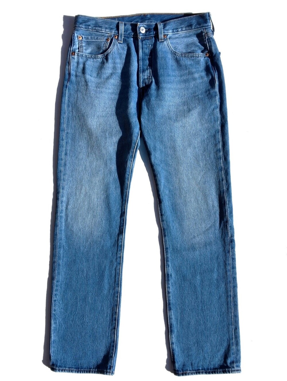 Levi's 501 Original Fit Men's Jeans - Medium Wash (Size 31x32)